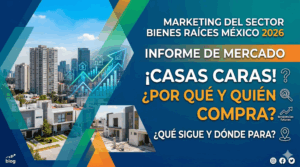 Marketing del sector Bienes Raíces México 2026: ¿Por qué están tan caras las casas? ¿Quién está comprando? ¿Qué sigue y dónde para?