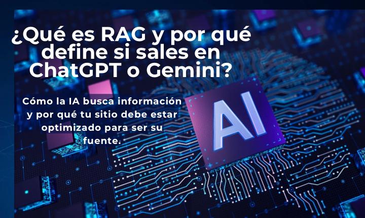 ¿Qué es RAG y por qué define si sales en ChatGPT o Gemini? - IMG Generada co IA